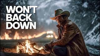 Won’t Back Down | Dark Outlaw Country Anthem | (Lyrical Music Video)