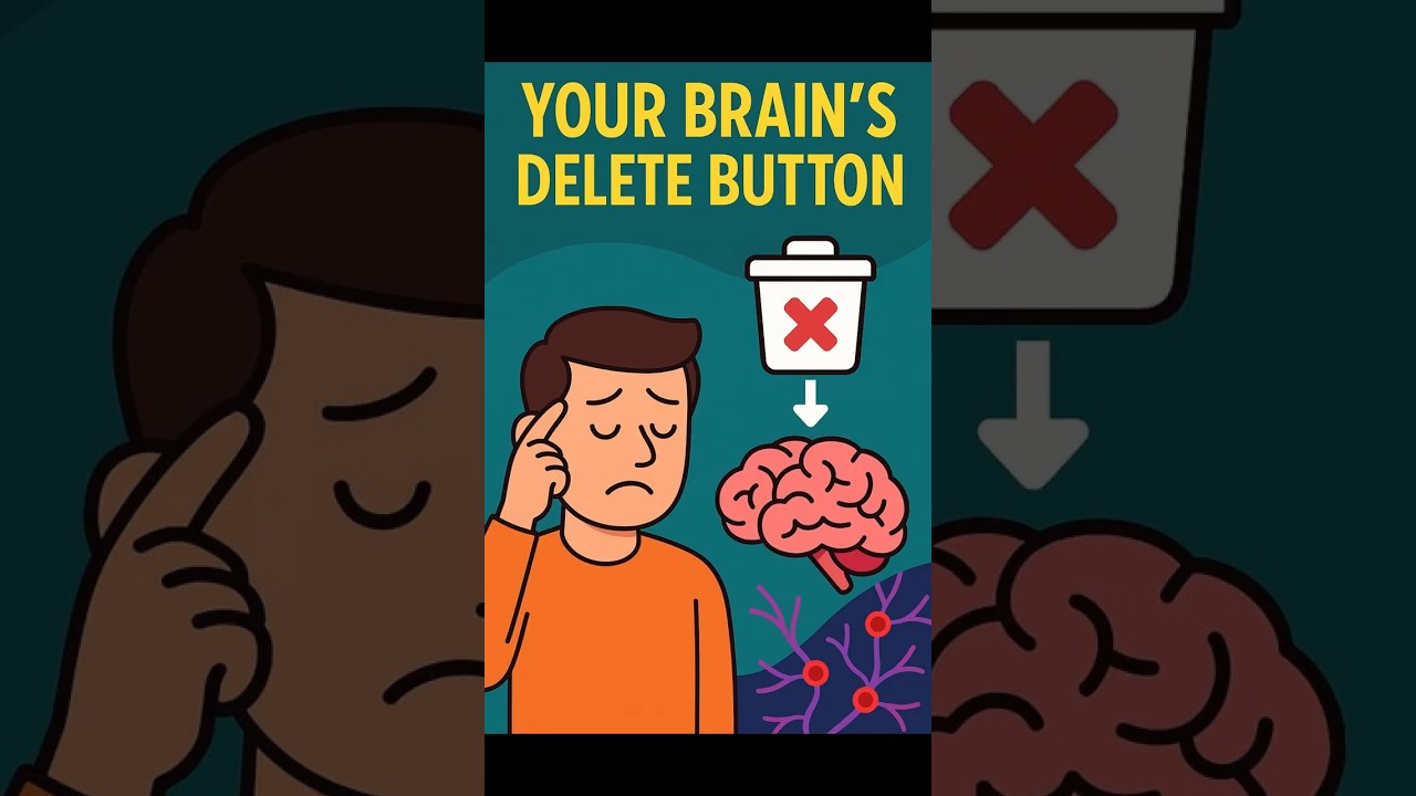 Brain’s Delete Button: Why You Forget Things  