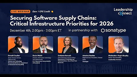 Webinar: Securing Software Supply Chains: Critical Infrastructure Priorities for 2026