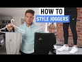 9 Ways To Style Joggers For Men | Easy & Simple Men's Outfit Ideas 2020