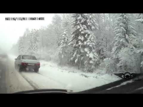 Зимние заносы фур, дальнобой