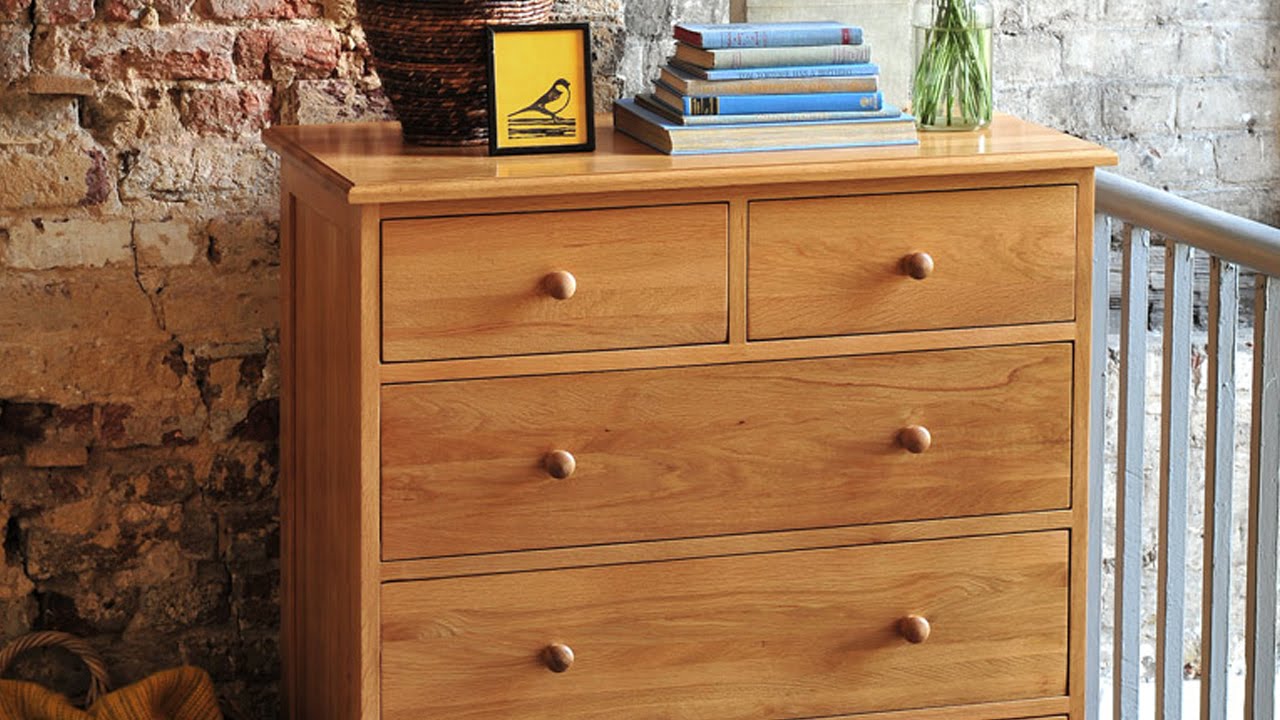 Georgian Oak 2+3 Chest of Drawers - PineSolutions