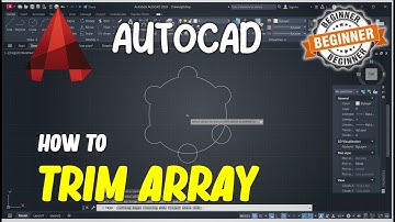 AutoCAD How To Trim Array
