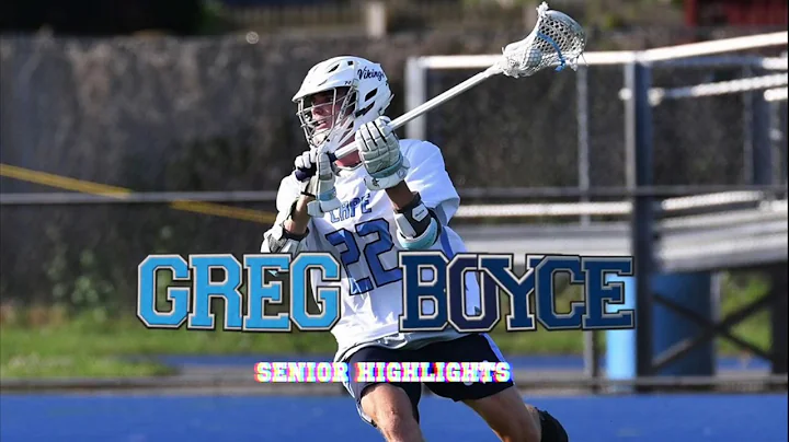 Greg Boyce 2019 Senior Highlights