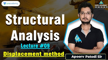 Lec#09 | Displacement method | Structure Analysis | Apoorv  Sir | GATE 2023/24 | Only Live