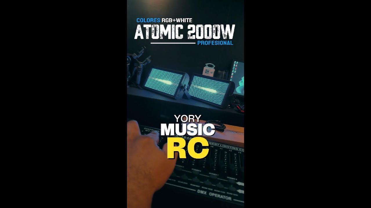 Atomic Strobo de 2000W RGB+WHITE 