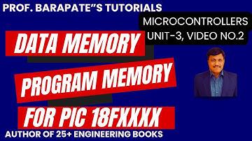 PROGRAM AND DATA  MEMORY ORGANIZATION OF PIC 18FXXXX