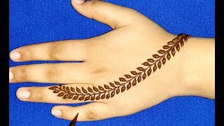 New Stylish Mehndi Design for Hand || Easy Mehndi Design for Beginners || Mehndi Designs