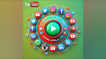 Amazing share site button using animation HTML, CSS and JS || @TheLiveEngineers