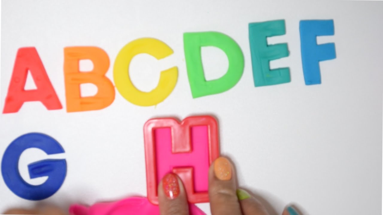 Play Doh Rainbow Alphabet Songs - YouTube