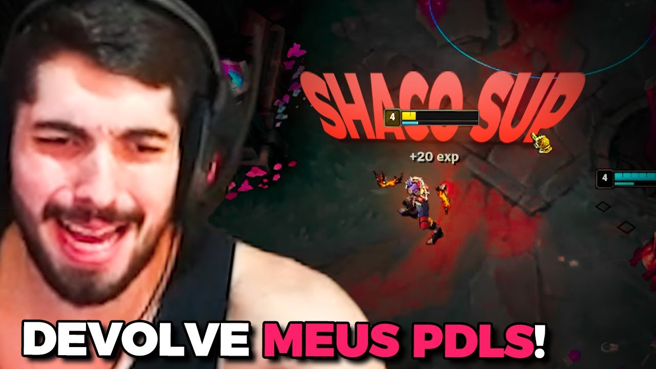 PRIMEIRO ELE ME AFUNDA, DEPOIS ELE CAI CONTRA! (SHACO SUP) | CORTES DO JUKES
