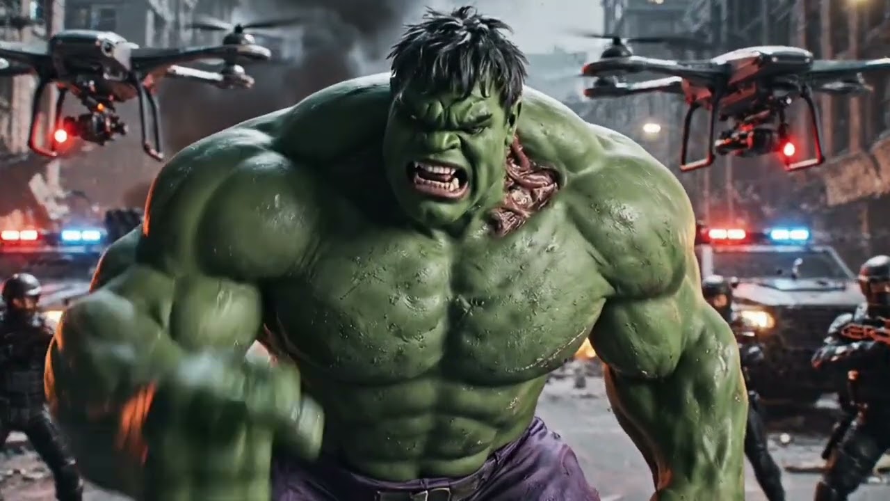 HULK: POWER WITHOUT MERCY? (ironic, catchy) 