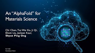 MaterialsSquare Webinar - An "AlphaFold" for Materials Science