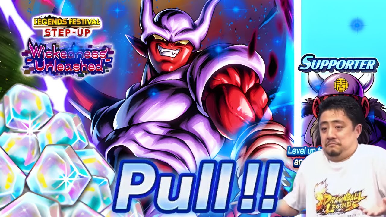 Вызов ЛЛ Джанембы!!! Благослови меня, Тоши!? - Dragon Ball Legends