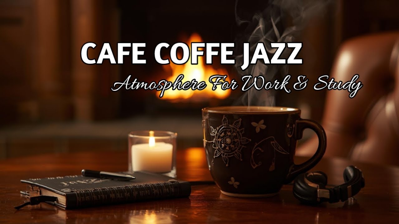 Relaxing Jazz Cafe Music with Cozy Coffee Atmosphere for Work, Study and Peace 