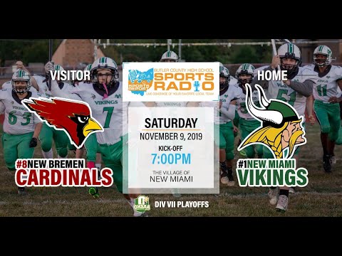 New Bremen at New Miami | Division VII Playoffs | Football
