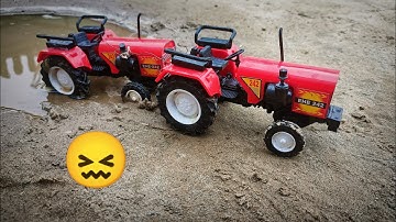 Diy tractor stuck in mud mini science project Part 5||@KeepVilla ||@CS TOY#tractor