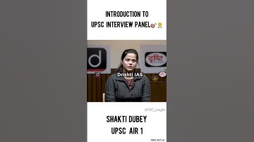 Shakti Dubey Introduction | UPSC AIR 1 | UPSC Topper
