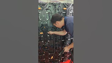 Power Up the MYS500 Curved LED Display | Quick Wiring Demo ⚡ #linsnled #leddisplay #curvedled