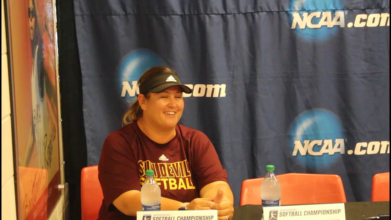 Arizona State Softball Pre-Tuscaloosa Regional Press Conference - YouTube