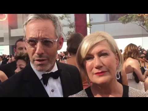 Michel Gill and Jayne Atkinson ('House of Cards') on 2016 Emmys red carpet