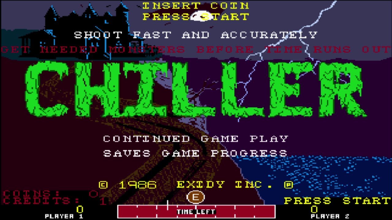 アーケード チラー CHILLER arcade game YouTube