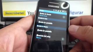 como cambiar el tipo de fuente android samsung Galaxy ace S5830 español Full HD
