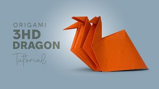 Origami Dragon. Three Headed Dragon. How to Make an Easy Origami Three Dragon | DIY Paper Dragon