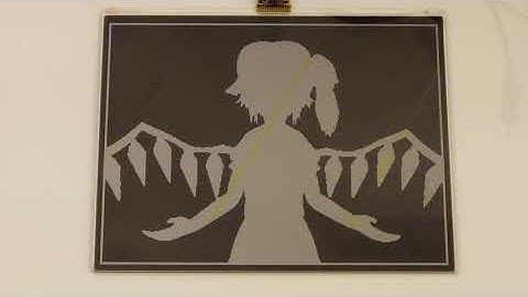 Bad Apple on Sharp Memory Display 320x240