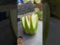 Cắt gọt quả đu đủ rất nghệ thuật. #cuttingskills #fruitcutting #fruit #satisfying #garden #useful
