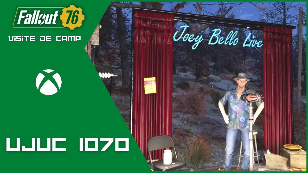 NOUVEAUTÉS ET ORIGINALITÉS -  Fallout 76 VISITE DE CAMP UJUC 