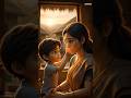 जब बच्चा बन गया माँ का सहारा 💔😥#ai  #shorts #hindi