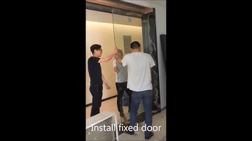 Olide Automatic Sliding Door Opener SD280 Installation Video