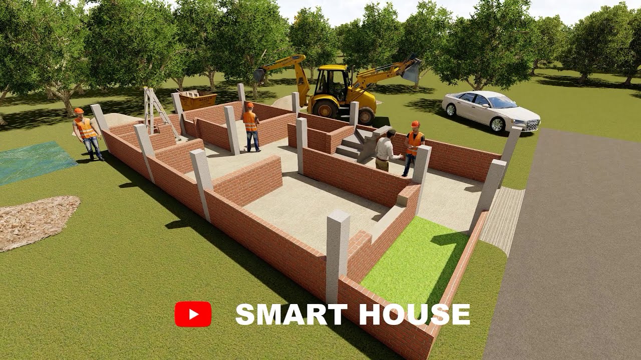 construction 2bedroom smart house 21X40  Ghar Ka Naksha घर का नक्शा घर डिज़ाइन modern  