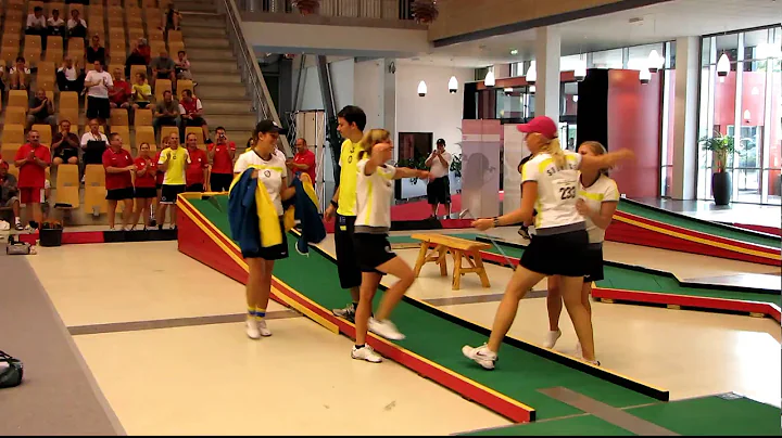 Sandra Weaver with the last shot for Sweden in Ode...