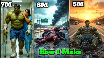 "How to Make a Hulk Video Using AI | Viral AI Animation Trick 2025!"