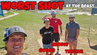 Alternating WORST SHOT Quads*!! | Collegiate Format w/Brodie, Aaron, & Tristan