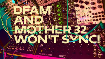 Syncing a Mother 32 with a DFAM and a BeatStep Pro