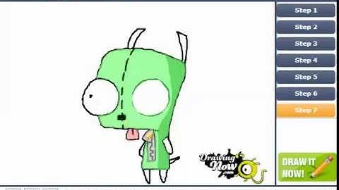 How to Draw Invader Zim