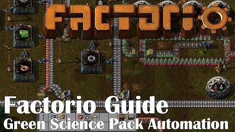 Factorio Guide – Green Science Pack Automation in a few minutes