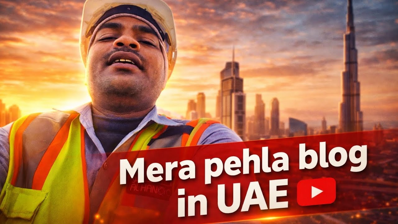 Mera Pehla Vlog in UAE 🇦🇪 | Reality of Working Life in Dubai