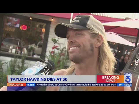 Foo Fighters drummer Taylor Hawkins dead at 50