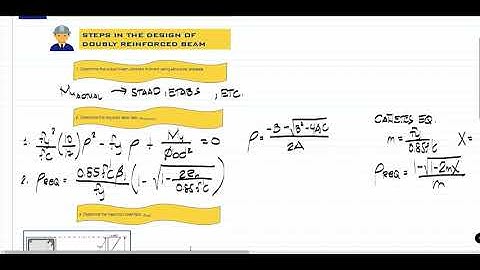 Design of Doubly Reinforced Beam (Concept) Part 1