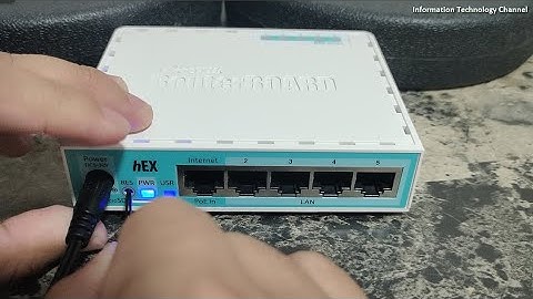 How to Reset MikroTik RB750Gr3 Hex router | Reset Mikrotik Router Hex | ITC Tutorial
