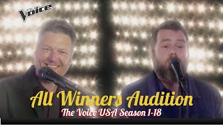 All Winners Auditions Season 1 to 18 | The Voice USA