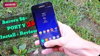 Aurora S8+ PORT V25 for Galaxy S7 & S7 EDGE (Install + Review) screenshot 3