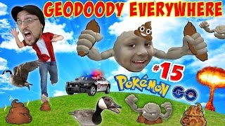 GEO-DOODEY MINES!  P o o p Explosion + ♫ HITMONCHAN ♫ + POLICE?!?! (FGTEEV POKEMON GO Part 15)