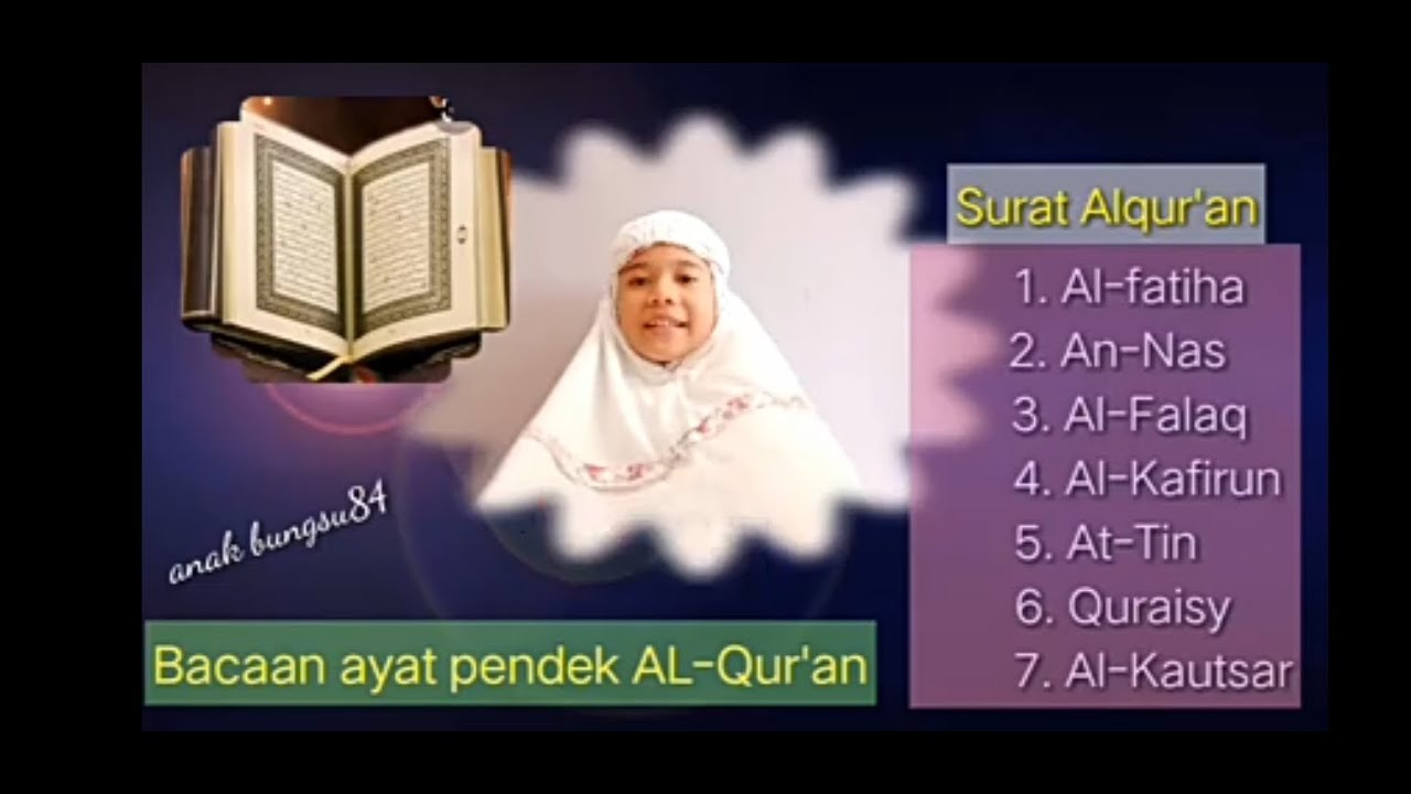 BACAAN SURAT PENDEK ALQURAN BY. KEYSHA - YouTube