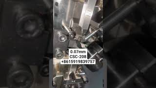 Famous SC-208 2 axis cnc spring coiling machine 0.07mm Profile