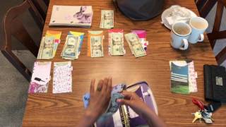 Cash Envelopes Stuffing (6/9/2017) Family of 5 Dave Ramsey System